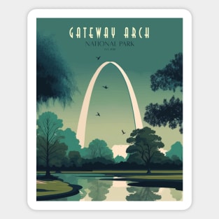 Gateway Arch National Park Magnet